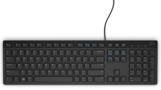 Dell Keyboard KB216 Multimedia Wired NORD Black