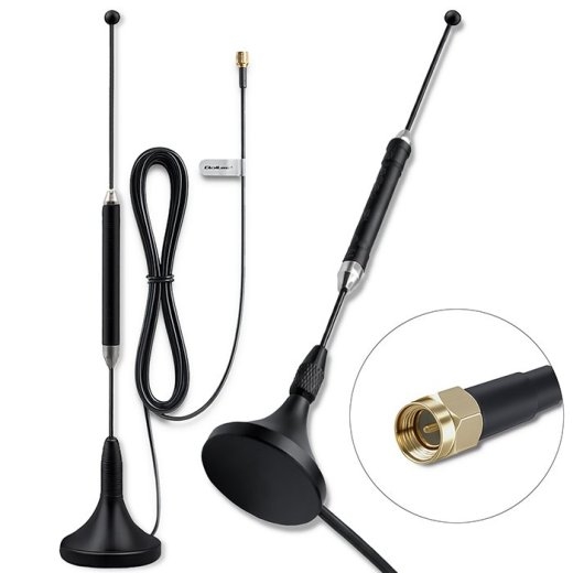 Qoltec 4G LTE antenna 5dBi 600 2700 MHz SMA 3m