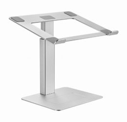 15.6-inch notebook stand with height adjustment, silver