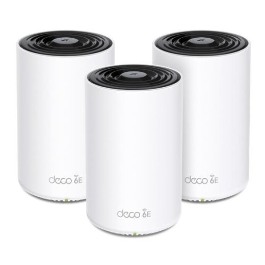 Wireless Router TP-LINK Wireless Access Point / Router 3-pack 5400 Mbps Mesh Wi-Fi 6e 3x10/100/1000M Number of antennas 4