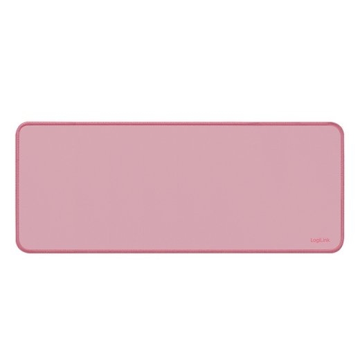 Logilink XXL desk pad for mouse and keyboard, pink