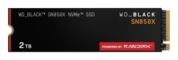 SSD SANDISK 1200xTBW rating Read speed 7300 MB/s Write speed 6600 MB/s NVMe Yes PCI Express 4.0 M.2 2000 Black SN850X WDS200T2X0E