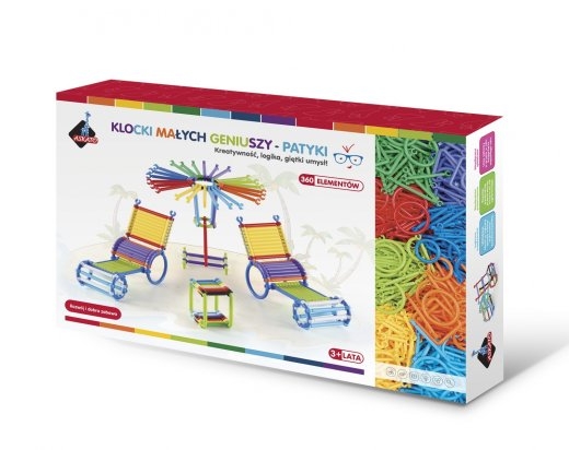 Blocks Sticks 360 elements in box