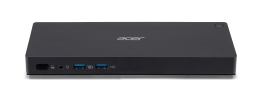 Acer USB TYPE-C Docking Station II - Power Cord, Black Ethernet LAN (RJ-45) ports 1 USB 3.0 (3.1 Gen 1) ports quantity 2