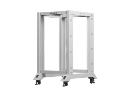 Lanberg Open rack stand 19 inches 18U 600x800 grey