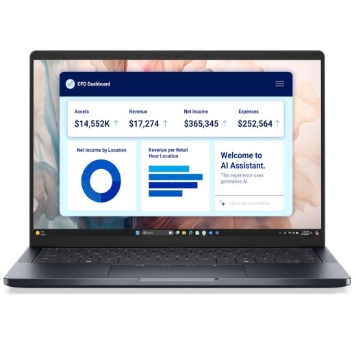 Dell Pro 14 Premium PA14250 Ultra 5 236V 14.0" FHD+ 400 nits 16GB LPDDR5X 512GB SSD Arc Graphics, Front Camera & Microphone, WWAN + Bluetooth, Back...