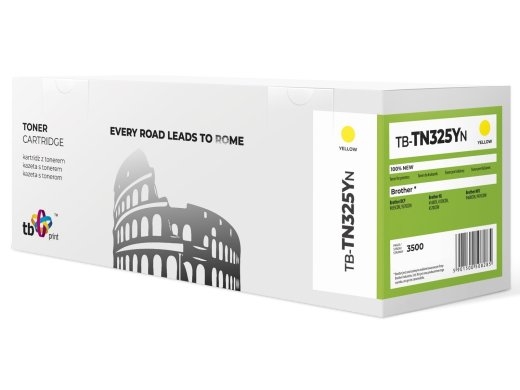 Toner for Brother TN325 Y TB-TN325YN YE 100% new