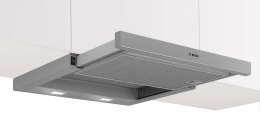 Bosch Serie 2 DFM064W55 cooker hood Semi built-in (pull out) Metallic, Silver 394 m³/h