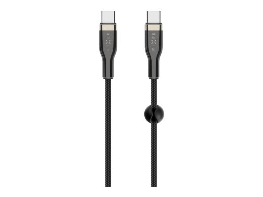 Fixed Braided Cable USB-C/USB-C, 2m, 100W FIXDB-CC2-BK