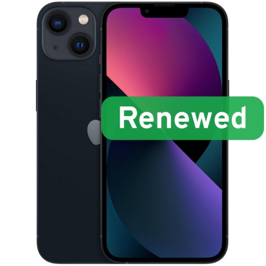 Apple Renewed Grade C Apple iPhone 13 Midnight 6.1 " Super Retina XDR OLED 256 iOS