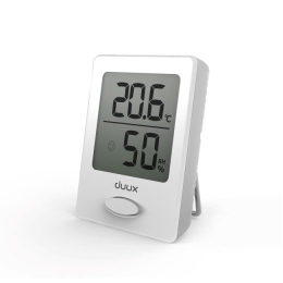 Duux Sense White LCD display Hygrometer + Thermometer