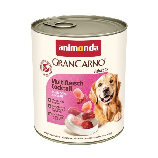 animonda GranCarno multi meat cocktail Beef, Chicken, Game, Heart, Turkey Adult 800 g