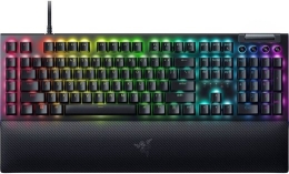 Razer BlackWidow V4 Mechanical Gaming keyboard Wired RGB LED light US Yellow Switches Black
