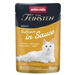 ANIMONDA Vom Feinsten Raffinesse in sauce Chicken with rabbit - wet cat food - 85g