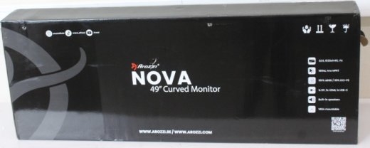 SALE OUT. Arozzi Nova 49" VA, 165Hz - White Arozzi Nova 49 " VA 32:9 165 Hz 4 ms 5120 x 1440 pixels 350 cd/m² HDMI ports quantity 2 White Warranty...