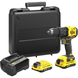Stanley 18V V20 Brushless Drill Driver - 2.0Ah Kit SFMCD710D2K-QW 18 V 2.0 Ah Lithium Ion