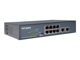 DIGITUS Switch DN-95323-1 - 8 Ports - 8x GE (10/100/1000) - 8x PoE+