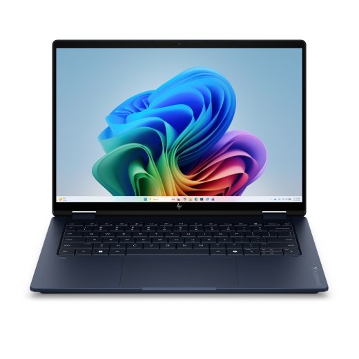 HP OmniBook X Flip 14-kc0011nn - Ryzen AI 5 430 (4C) 50 NPU TOPs, 16GB LPDDR5X 7500 on-board, 512GB PCIe Gen4 Value, AMD Radeon 840M Graphics, Touc...