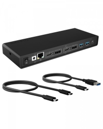 ICY BOX IB-DK2245AC 13in1, 2xDP, 2xHDMI