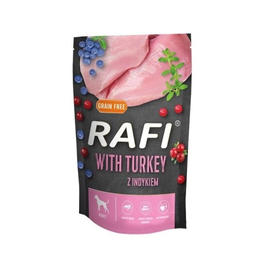 DOLINA NOTECI Rafi with turkey - wet dog food - 500g