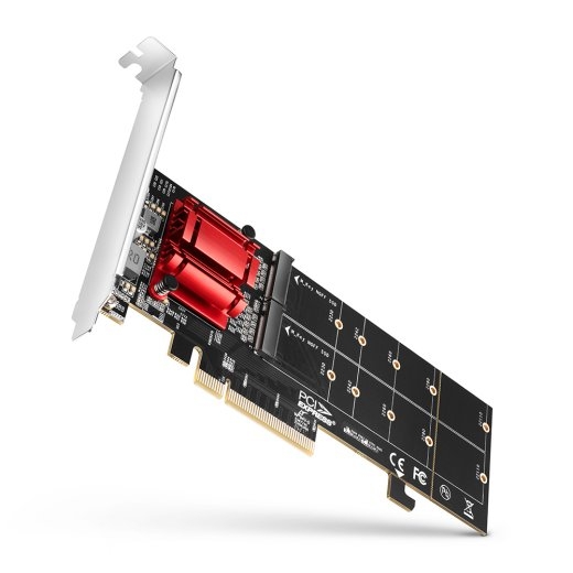 AXAGON PCIe 2x NVMe M.2 Controller PCEM2-ND