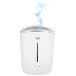 Adler Humidifier AD 7971 30 W Water tank capacity 5 L Ultrasonic Humidification capacity 100-250 ml/hr White