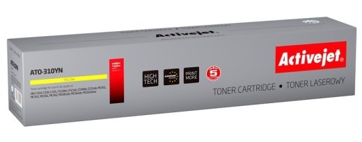 Activejet ATO-310YN Toner (replacement OKI 44469704; Supreme; 2000 pages; yellow)