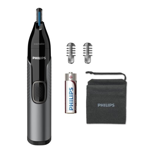 Philips series 3000 Comfortable nose, ear & eyebrow trimmer NT3650/16 100% waterproof, Dual-sided Protective Guard system