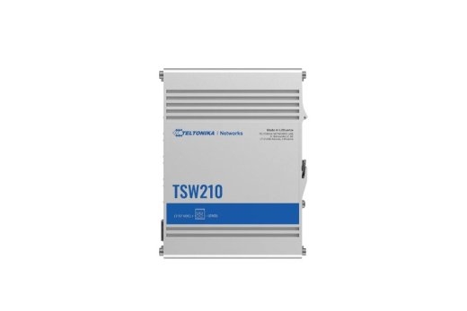 TSW210 Switch 2xSFP 8xGbE DIN RAIL Back Panel