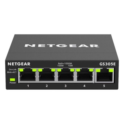 NETGEAR Switch Plus GS305E - 5 Ports - 9x GE (10/100/1000)