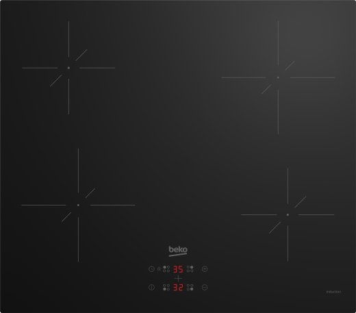 BEKO Induction Hob HII64401QT, Width 59 cm