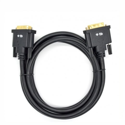 DVI cable M 24 + 1 1.8 m. Black, gold plated