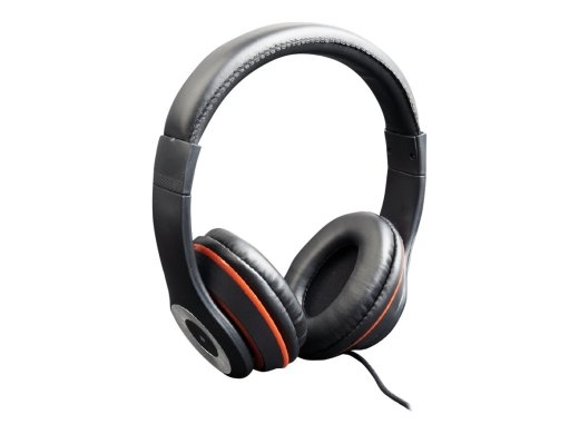 Gembird Stereo headset, "Los Angeles" + microphone, passive noise canceling Black