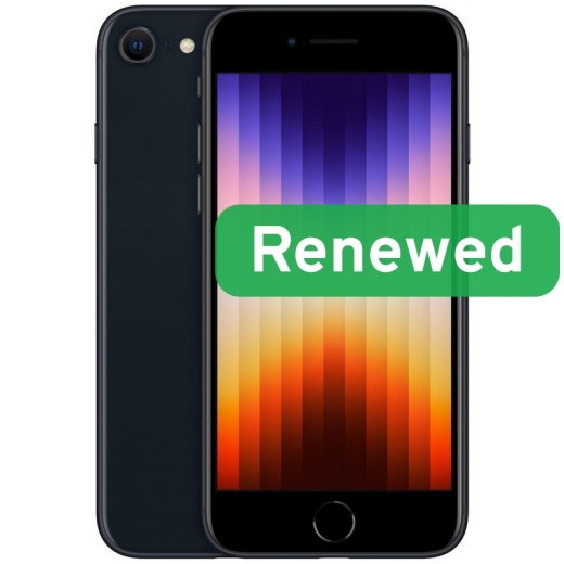 Apple Renewed Grade B Apple iPhone SE (2022) Midnight 4.7 " Retina IPS 64 iOS