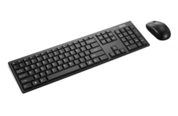 Lenovo 100 Wireless Combo Keyboard and Mouse Keyboard and Mouse Set Wireless Mouse included US Euro Black