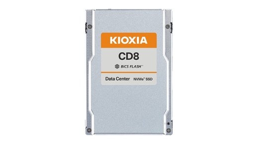 Kioxia SSD CD8-V 800GB U.2 NVMe Gen.4 1x4 DWPD 3 3D TLC BiCS Flash Data Center NVMe non-SED SIE PLP