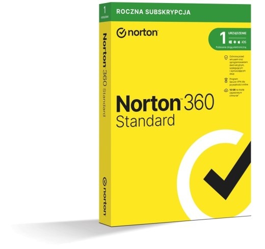 NortonLifeLock Norton 360 Standard 1 year(s)