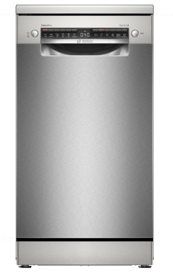 BOSCH Free standing Dishwasher SPS4HMI13E, Energy class D, 45cm, Inox