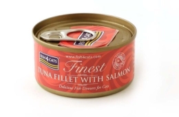 FISH4CATS Tuna fillet with salmon - wet cat food - 70g