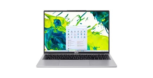 Notebook ACER Aspire AL16-54P-52AL CPU Intel Core 5 120U 1400 MHz 16" 1920x1200 RAM 16GB DDR5 SSD 512GB Intel Intel Graphics Integrated ENG Card Re...