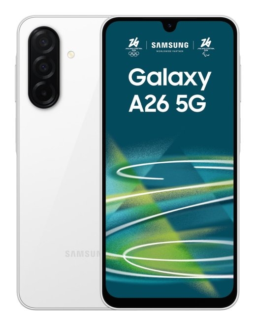 Samsung Galaxy A26 17 cm (6.7") Hybrid Android 15 USB Type-C 6 128 5000 mAh White