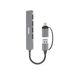 PORT CONNECT Hub USB-C/USB-A vers 4 ports USB-A 3.0 5Gbps