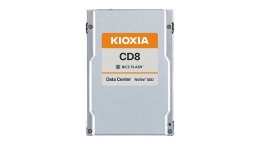 Kioxia SSD CD8-R 7680GB U.2 NVMe Gen.4 1x4 DWPD 1 3D TLC BiCS Flash Data Center NVMe non-SED SIE PLP