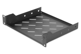 Digitus 1U fixed shelf DN-10-TRAY-2-B Perfect for storage of components which are not 254 mm (10") suitable. Slim design which takes space of 1 hei...