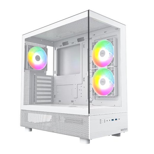 Case MONTECH XR MidiTower Not included ATX MiniITX Colour White