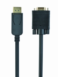 Gembird CCP-DPM-VGAM-6 video cable adapter 1.8 m VGA (D-Sub) DisplayPort Black