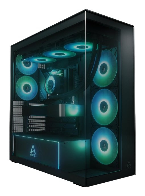 Case ARCTIC EATX Black Midi Tower PC