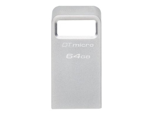 Kingston USB-Stick DataTraveler Micro - USB 3.2 Gen 1 (3.1 Gen 1) - 64 - silver