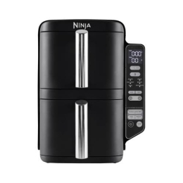 Ninja SL300EU fryer Double 7.6 L Stand-alone 2470 W Low fat fryer Black