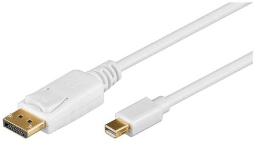 Goobay Mini DisplayPort adapter cable 1.2 52858 Mini DisplayPort plug DisplayPort plug 1 m Gold-Plated connectors